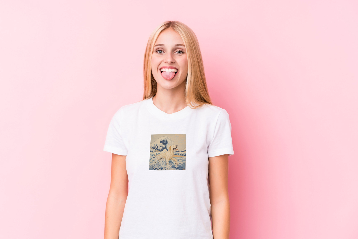 Labrador and The Great Wave