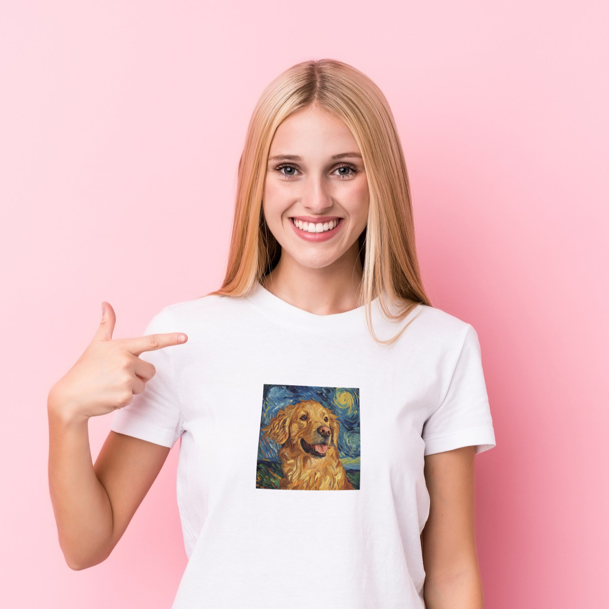 Golden Retriever - van Gogh